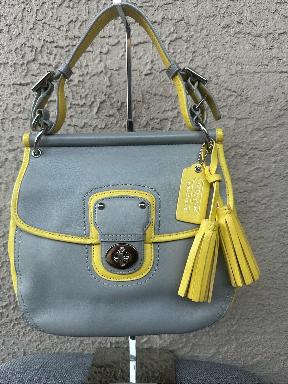 COACH Legacy Willis Archival Crossbody Bag with strap